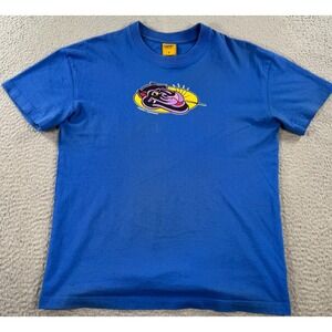 Carpet Company Shirt Mens Small Blue‎ Panther Skateboarding Logo Short Sleeve